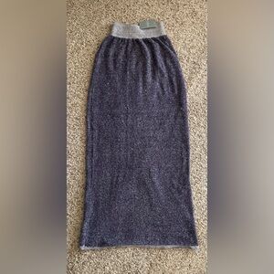 Anthropologie Moth Petaluma Maxi Wool Sweater Skirt Purple Size XS